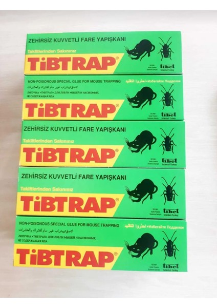 10'lu Tibtrap Zehirsiz Kuvvetli Fare Yapışkanı 125ML