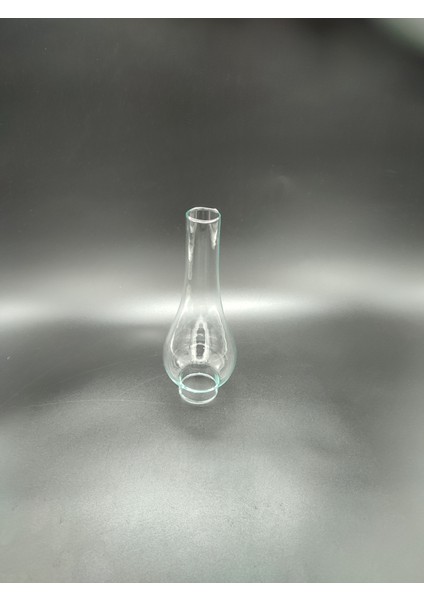 Büyük Gaz Lambası Camı .Tam Şeffaf Renkte.(Alt Çap: 5.00cm-h:22.50cm)