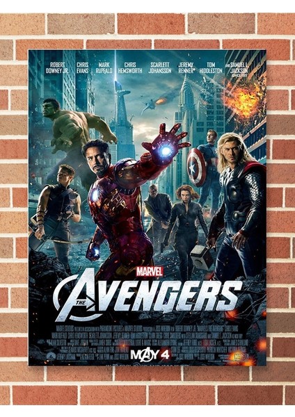 Avengers Film. Posteri Çerçevesiz