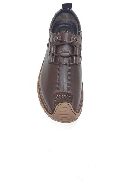 Kahverengi Deri Erkek Sneaker Ayakkabı fırsatları
