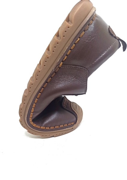 Kahverengi Deri Erkek Sneaker Ayakkabı indirimleri