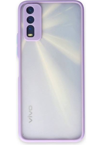 Vivo Y11S Kılıf Montreal Silikon Kapak - Mor 327107