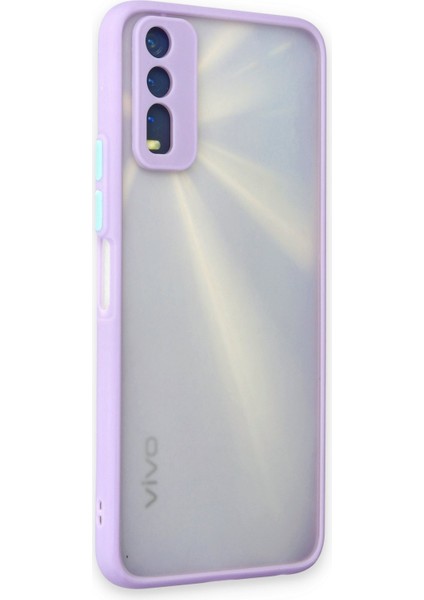 Vivo Y11S Kılıf Montreal Silikon Kapak - Mor 327107