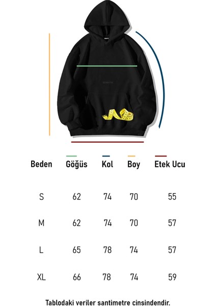 Krem Unisex Oversize Kapşonlu Kanguru Cepli Miss May I Baskılı Sweatshirt Hoodie modelleri