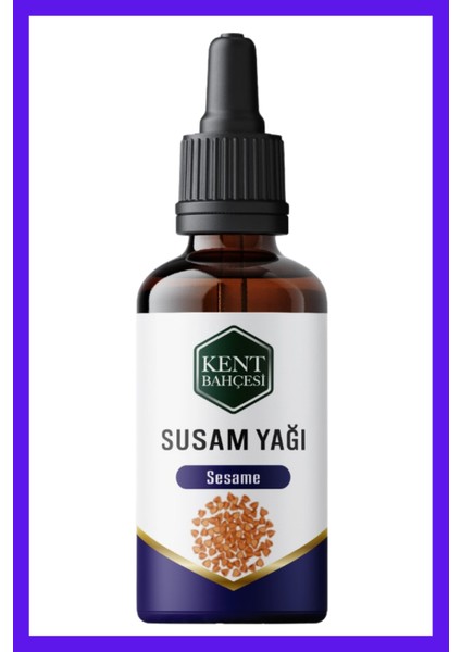 Susam Yağı 30 ml Soğuk Sıkım %100 Saf Doğal ve Katkısız Sesame Carrier Oil