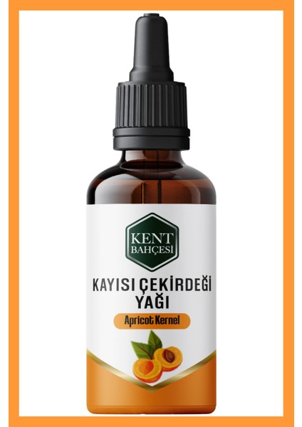 Kayısı Çekirdeği Yağı 30 ml %100 Saf Doğal ve Katkısız Soğuk Sıkım Cold Press Appricot Kernel Oil