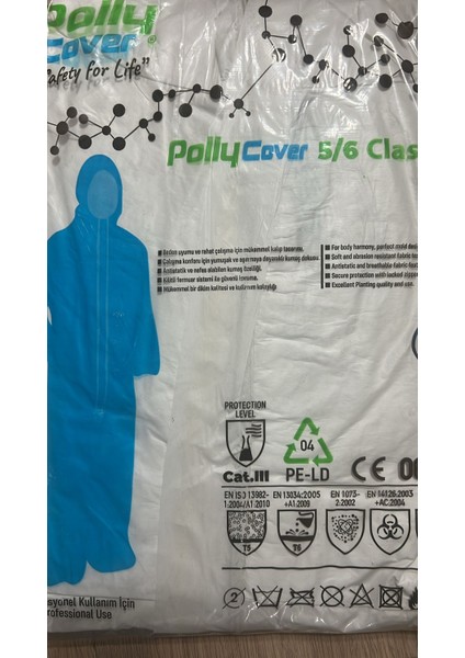 Ultrasonic Dikiş Lamine Vücut Koruma Tulumu Iş güvenliği Ekipmanı Polly Cover Tulum Altınay Kimya