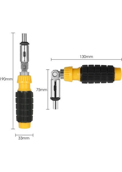 28 Parça Çok Fonksiyonlu Döner Başlıklı Her Kullanıma Uygun Tornavida Seti