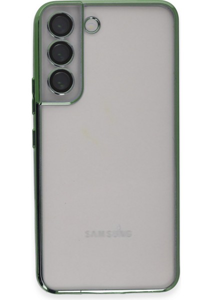 Samsung Galaxy S22 Kılıf Razer Lensli Silikon - Yeşil 327107