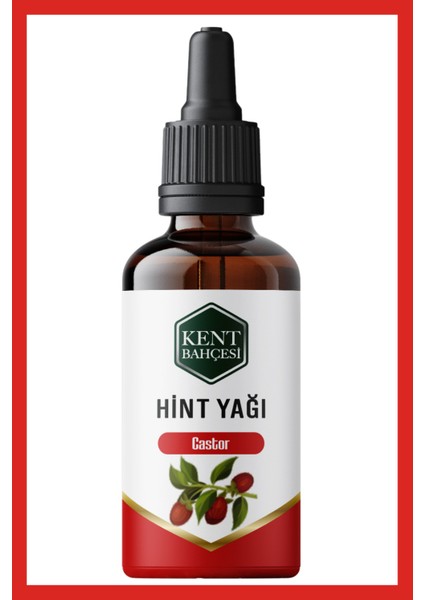 Hint Yağı 30 ml Soğuk Sıkım %100 Saf Doğal ve Katkısız Cold Press Castor Oil