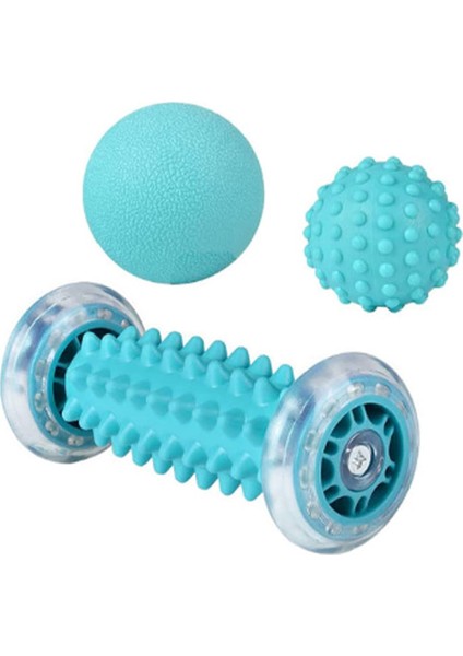 Dikenli Ayak Masaj Roller ve Top Seti