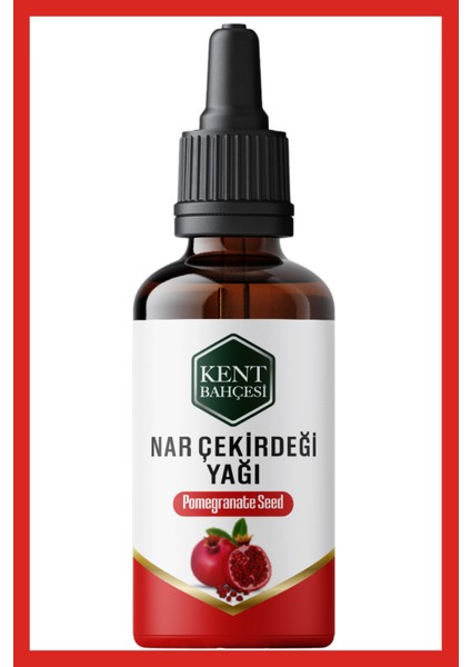 Nar Çekirdeği Yağı 30 ml %100 Saf Doğal ve Katkısız Soğuk Sıkım Cold Press Pomegranate Carrier Oil