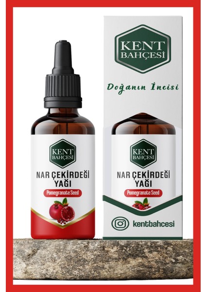 Nar Çekirdeği Yağı 30 ml %100 Saf Doğal ve Katkısız Soğuk Sıkım Cold Press Pomegranate Carrier Oil