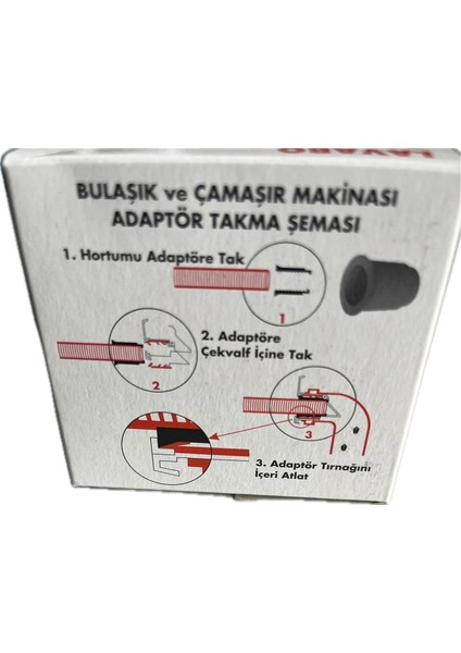 Çekvalfli Adaptör Aparatı. Lavabo, Eviye Gider Koku Önleyici