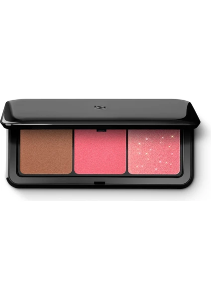 Allık - Multi Finish Trio Blush & Bronzer Palette - 03 Pink