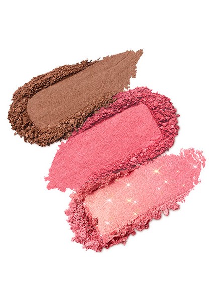 Allık - Multi Finish Trio Blush & Bronzer Palette - 03 Pink