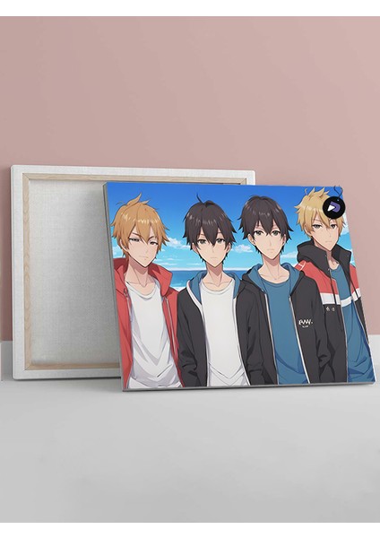 Anime Erkek Grubu Manga Anime Kanvas Tablo