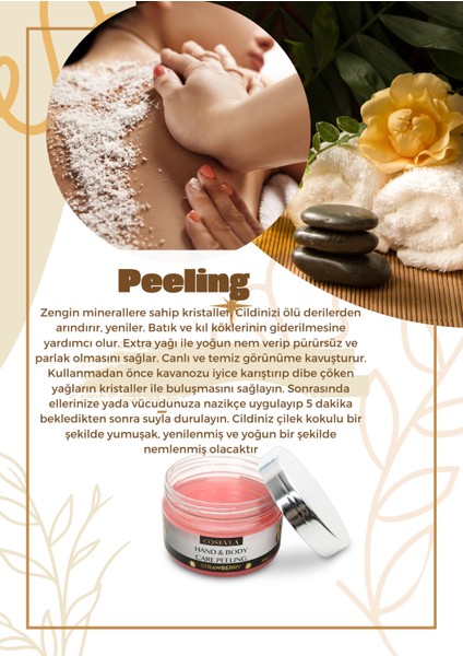 Peeling Batık & Çilek Bacak Onarıcı & Arındırıcı Nemlendirici Çilekli Peeling