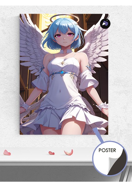 Melek Angel Anime Kızı Manga Anime Poster - Afiş - Dekoratif Duvar Posteri