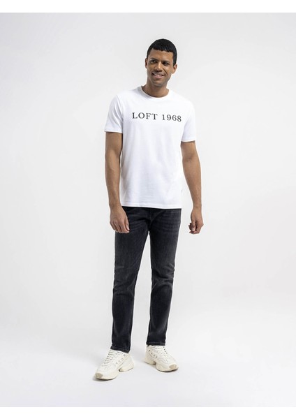 Erkek T-Shirt Beyaz LF2035330