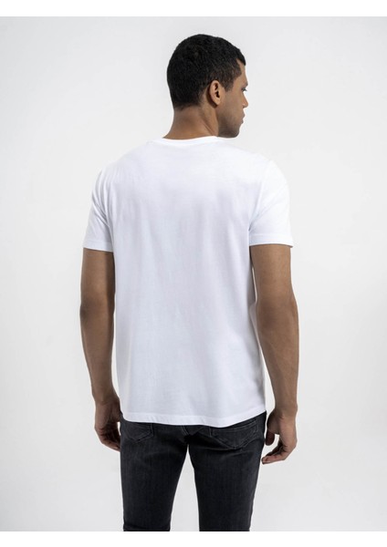 Erkek T-Shirt Beyaz LF2035330
