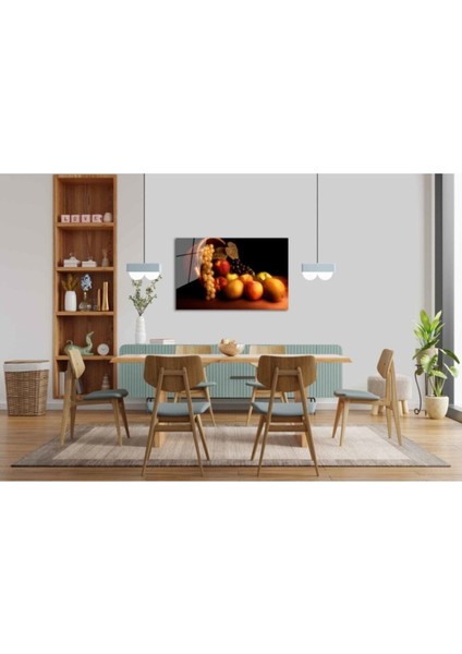 Meyveler Cam Tablo 4mm Dayanıklı Temperli Cam
