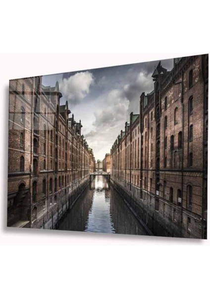 Hamburg Şehir Cam Tablo 4mm Dayanıklı Temperli Cam
