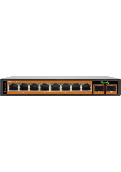 PS-1008G-2SFP 8 Port Yönetilmeyen Poe Swıtch