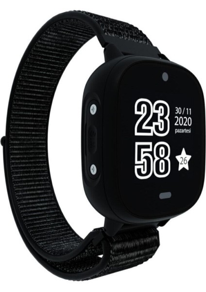 46-50 mm Vision Akıllı Çocuk Saati - Black (Yerli Üretim) 2 Yıl Yok Nano Sim Siyah Yok