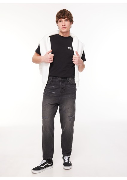 Normal Bel Dar Paça Standart Koyu Mavi Erkek Denim Pantolon UMA23061JE fiyatları