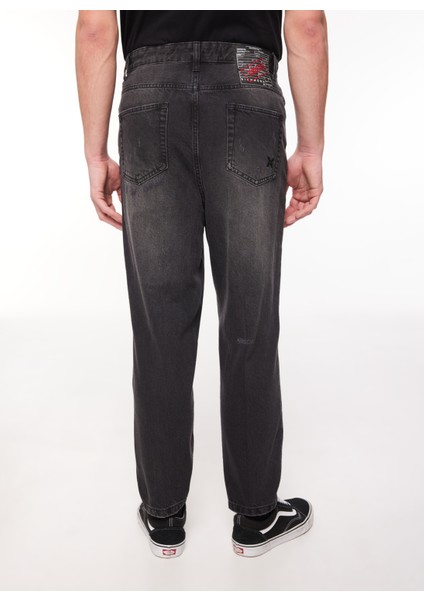 Normal Bel Dar Paça Standart Koyu Mavi Erkek Denim Pantolon UMA23061JE indirimleri
