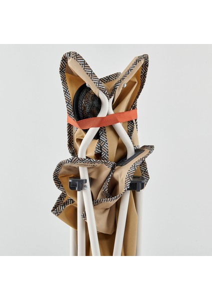 Quechua Katlanır Kamp Sandalyesi - Bej - Basic - 110 Kg fırsatları