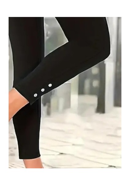 Kadın Paça Düğme Detay Dalgıç Tayt fiyatları