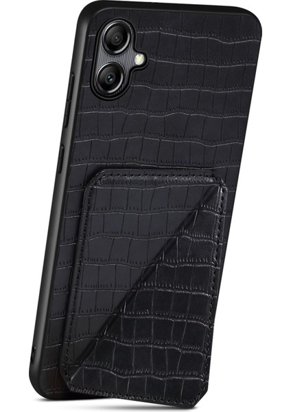 Samsung Galaxy A05 Için 4g Case Pu+Pc+Tpu Kart Tutucu Anti Drop Anti Telefon Kılıfı (Yurt Dışından)