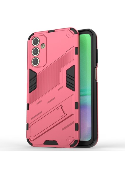 A15 Için 4g Case Case Scratch Pc+Tpu Kickstand Smart Phone Cover Lose Telefon Kılıfı (Yurt Dışından)