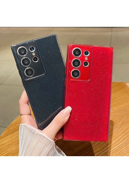 Samsung Galaxy S24 Için Ultra Kasa Hassas Lens Koruma Glitter Tpu Telefon Sı Telefon Kılıfı (Yurt Dışından) fiyatları