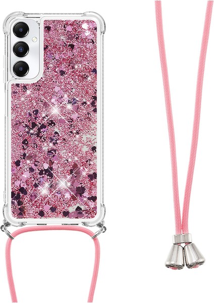 Samsung Galaxy A05S Için 4g Kasa Akan Sıvı Tpu Tpu Kirkaroz Gold Kalpler Telefon Kılıfı (Yurt Dışından) fiyatları