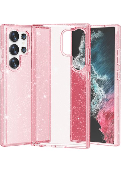 Samsung Galaxy S24 Ultra Case Anti Cratch Glitter Telefon Kılıfı (Yurt Dışından)