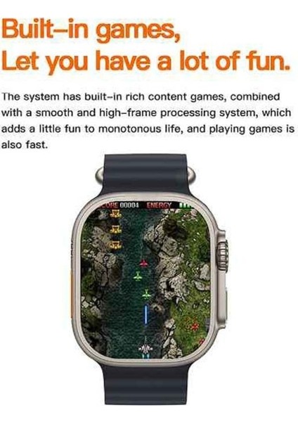 Tekno Trust Yok Watch 8 Ultra Series T10 Ultra Akıllı Saat