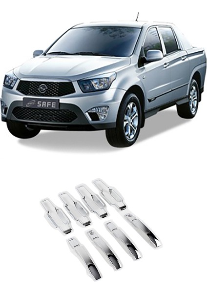 SsangYong Korando Sports 2012- Kapı Kolu ABS Krom (Made in Korea)