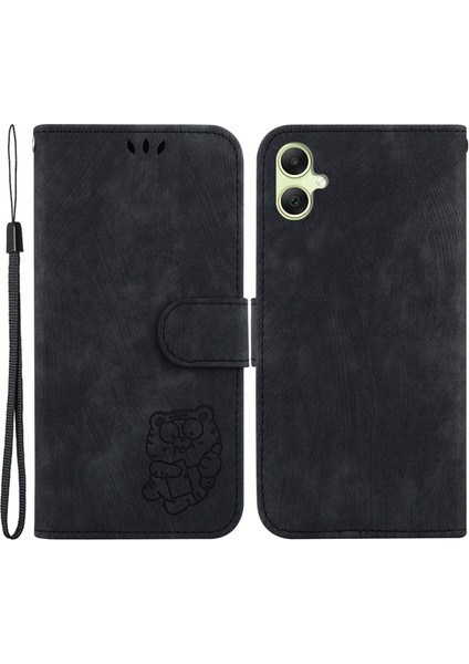 Samsung Galaxy A05 4g Case Lovely Tiger Pu Deri Deri Kitap Tarzı Telefon Kılıfı (Yurt Dışından)
