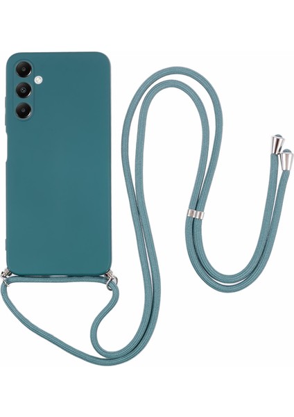 Samsung Galaxy A05S Için 4g Tpu Mikrofiber Astar Kalu Lanyard Army Telefon Kılıfı (Yurt Dışından)