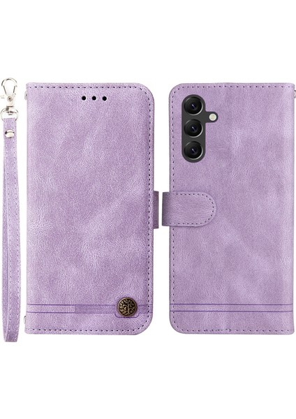 Samsung Galaxy A15 5g Baskılı Cilt Touch Pu Deri Stand Cüzdan Şok Geçirmez Durumu Telefon Kılıfı (Yurt Dışından)