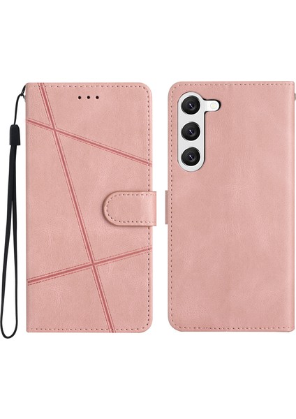 Samsung Galaxy A15 Için 5g Case Pu Pu Deri Stand Telefon Cüzdan Golü Altın Telefon Kılıfı (Yurt Dışından)