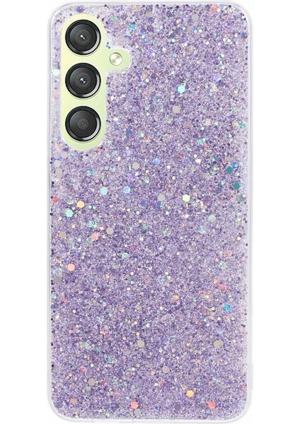 Samsung Galaxy S24+ Case Anti Cratch Glittery Telefon Tpu Telefon Kılıfı (Yurt Dışından)
