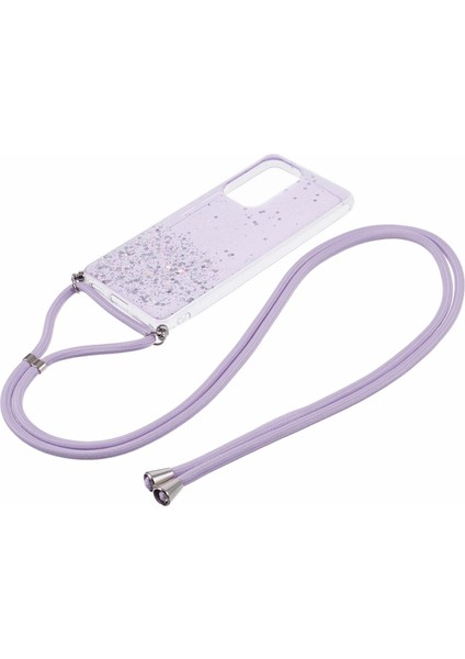 Samsung Galaxy A52 4g A52S 5g A52 5g Case Sparkle Epoxy Tpu Lanyard Spurpletelefon Kılıfı (Yurt Dışından) fiyatları