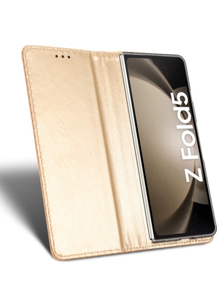 Samsung Galaxy Z Fold5 5g Için Deri Deri Telefon Kılıfı (Yurt Dışından)