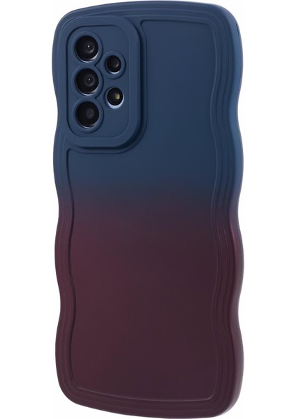 Samsung Galaxy A52 4g 5g A52S 5g Kasa Kamera Lens Koruması Lastikli Telefon Sapfire+Koyu Için Telefon Kılıfı (Yurt Dışından)