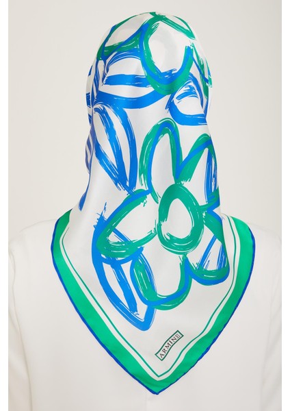 İpek Eşarp 9123D-54- 2024 Yaz İpek Twill modelleri