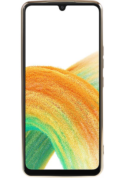 Samsung Galaxy A33 Için 5g Parlak Şok Geçirmez Koruyucu 6d Elektraplatma Tpu Telefon Kılıfı (Yurt Dışından)